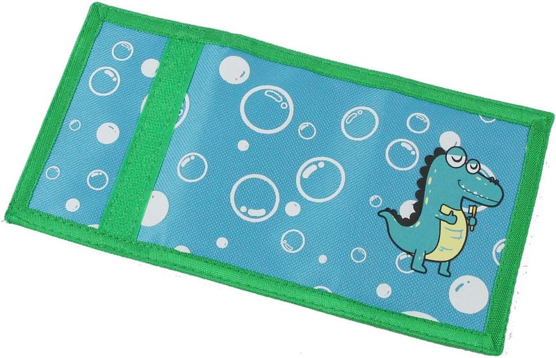 Jonyee RFID Wallet, Cute Cartoon Wallet with Zipper for Kids (Crocodile) - Image 4